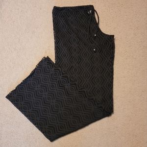 Black Swim Cover-up Pants